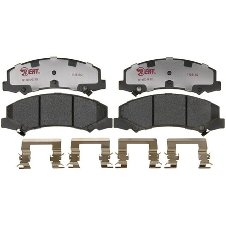 R/M Brakes BRAKE PADS OEM OE Replacement Hybrid Technology Includes Mounting Hardware EHT1159H